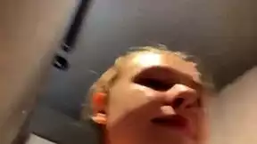 imagine two cocks stretching her ass and pussy right there in the gym