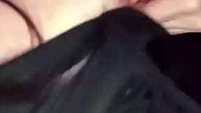 sexy latina colombian babe masturbates solo in uber ride