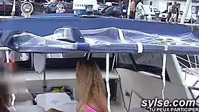 lesbian moms seduce horny european teen 18+s for public beach pussy licking and fingering outdoors