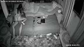 Hey 😏 stepdaughter gropes stepdad's cock till hard then rides bareback to cum 💦🔥