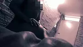 my shona girl's fat ass bent over gets pounded deep by my cock