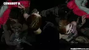 Monster cock pov makes brunette beg for 10th massive cumshot!