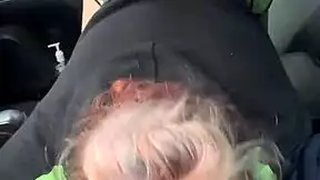 Real hooker pulls ass out for public pov deepthroat blowjob, takes full cum load in mouth on street