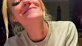 Petite Blonde's Sloppy Deepthroat Leads to Wild Pussy Pounding!