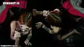 Monster cock pov makes brunette beg for 10th massive cumshot!