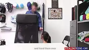 Brooklyn gray cuffed and stripped after shoplifting punishment!