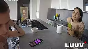real couple kareflore abbadon kitchen chat hides intriguing reality sparks