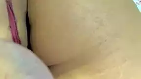 couldn't resist eating friend's huge tasty ass in panties while reading