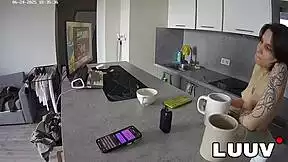 real couple kareflore abbadon kitchen chat hides intriguing reality sparks