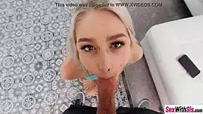 blonde stepsis scarlett hampton slurps my monster cock pics