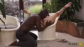 I'm Kristy Black teen taking spontaneous BBC pounding at work