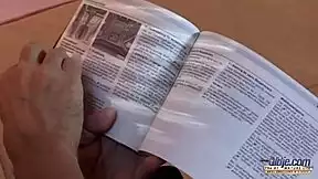 Does Old Man’s Cumshot on Teen’s Face Make Her Swallow?