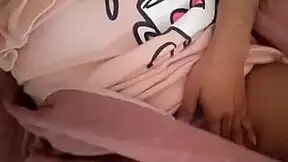 young schoolgirl wakes up horny with wet dreams and dripping pussy