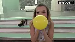 can this big ass teen slut take monster cock anal limit?