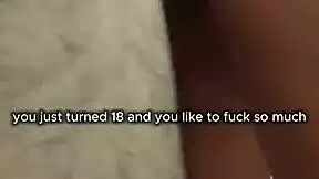 that 18 year old latina cutie gets roughed up doggystyle till cum drips on her pretty pussy