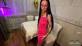 stepson, did you make this petite milf squirt on kitchen table post-party?