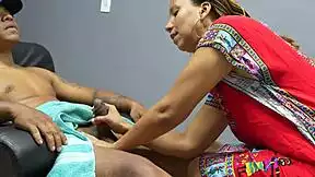 i give her the best footjob part 1 wet blonde latina legs spread cumshot ready