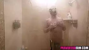 stepmom feels so ashamed after i catch her spying on my cock