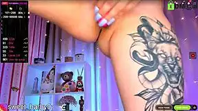 oh peliazul's big ass and small tits tease wildly on webcam annbarby!
