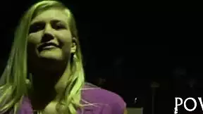 wicked beauty drops to knees licking balls before tight pussy doggystyle pounding