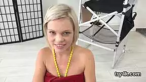 lovely nympho deepthroats penis in pov then gets slit drilled hard