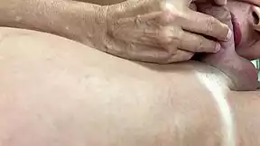 Mature Cougar Mommy Sucks Huge Cock for Sensual Cumshot Mouthful