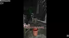 bonneyuwu the sexy petite prostitute showers in panties showing small tits