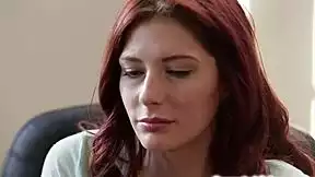 TEEN STUDENT rams TOY deep in instructor's wet pussy