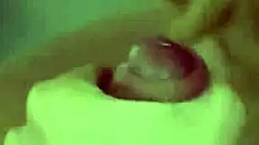 Petite teen's mouth works that stiff rod into frenzy before tight pussy plunge