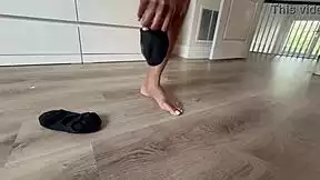 Sneaky Stepbro Rips Yoga Pants And Pounds Curvy Ebony Ass