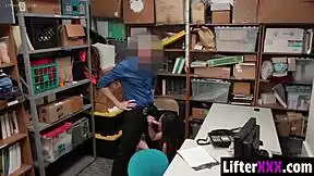 Officer rips clothes and pounds tight Asian pussy doggystyle