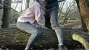 wanna see this red bitch slurp my cock deep in the woods while hubby's away?