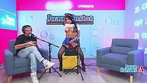 Busty latina Mayaofi fucks machine oiled pussy squirts deepthroats cameraman cum facial mouth explosion