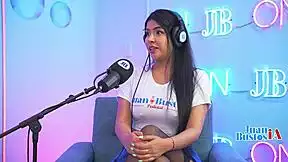 Busty latina Mayaofi fucks machine oiled pussy squirts deepthroats cameraman cum facial mouth explosion