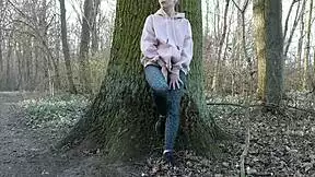 wanna see this red bitch slurp my cock deep in the woods while hubby's away?