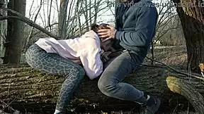 wanna see this red bitch slurp my cock deep in the woods while hubby's away?