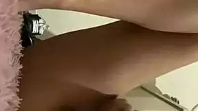 petite latina teen masturbates with double penetration toys