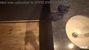 brazilian latina janys cena begs for yoga creampie from stepbro