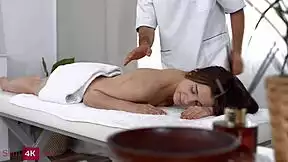 beautiful massage babe turns into anal fuck doll riding bent over doggystyle