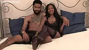 fucking petite koko larue's tight pussy doggystyle then cowgirl on big black cock till facial cumshot