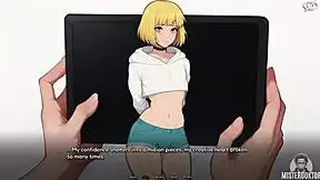 bunkered with this sexy femboy... wet blonde shemale beggin for anal n cumshots up close!