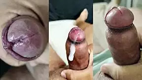 compilado das gozadas e punhetas com meu pau pequeno com fimose enquanto minha novinha namorada goza na bucetinha e peitos parte 18