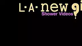 What happens when elegant teen 18+ blonde steps out of the shower all wet and classy?