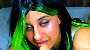 Suck my tits while I stroke your cock with dirty talk countdown