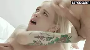 Russian Teen Arteya Cums Hard in Sensual Erotic MFM Threesome Passion