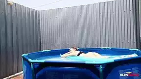 two girlfriends keep going with their strapon play