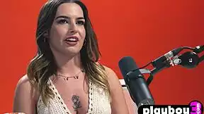 naughty tattooed teen pornstar babe spreads small tits pussy for hot solo masturbation