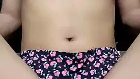 Petite 18+ babe hides wild side while slamming horny pussy solo