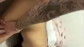 young married brunette cheats with personal trainer in front of cuckold husband