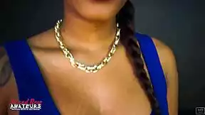 Stunning brunette Skylar deepthroats big cock then gets anal pounded